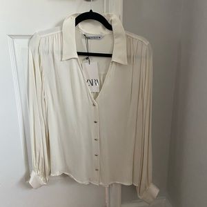 Zara Button Up Shirt NWT